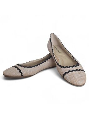 Anne Klein Woven Lux Flat 7.5 NWOT